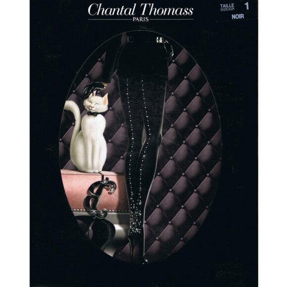 Chantal Thomass - - Strømpebuks med sten 100 denier