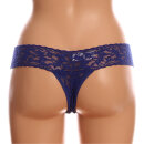 Hanky Panky - Signature Lace Low Rise thong midnight blue