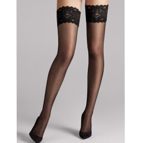 Wolford - Stay Up Satin Touch 20 denier black