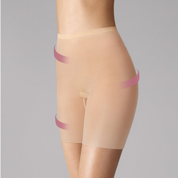 Wolford - Tulle Control Shorts nude