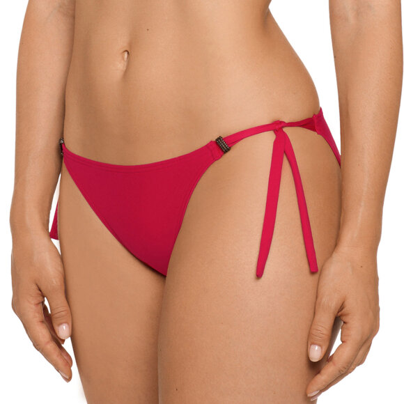 PrimaDonna Swim - Cocktail lav bikinitrusse med bindebånd red captain