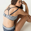 PrimaDonna Swim - California bikinitop stropløs med fyld blue legend