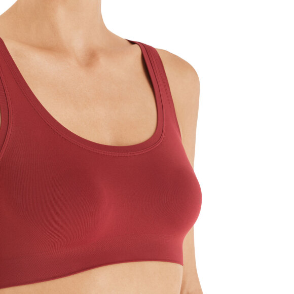 Hanro - Touch Feeling crop top rouge