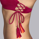 Andres Sarda - Wilson bikinitop aftagelige stropper med fyld deep red
