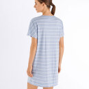 Hanro - Laura kjole 85 cm bomuld dreamy blue stripe