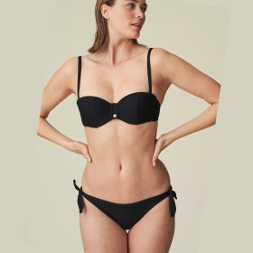 MARIE JO SWIM - Brigitte lav bikinitrusse bindebånd black