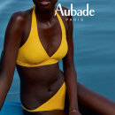 Aubade - Douceur de Reve Mini Coeur lav bikinitrusse / jaune dore