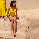 MARIE JO SWIM - Aurelie badedragt bådformet yellow