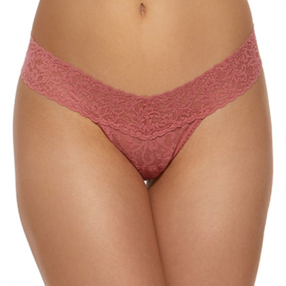 Hanky Panky - Signature Lace Low Rise string pink sands