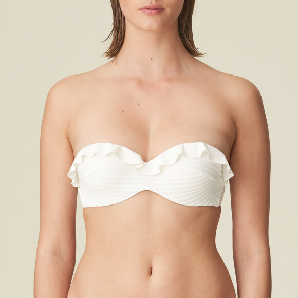 MARIE JO SWIM - Celine bikinitop stropløs med fyld natural -