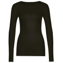 Hanro - Sea Island Cotton T-shirt langt ærme black -
