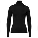 Hanro - Woolen Silk T-shirt rullekrave black