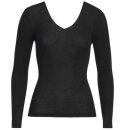 Hanro - Woolen Silk T-shirt V hals black