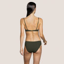 Andres Sarda - Biba bikinitop med fyld dyb udskæring - paradis green