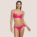 Andres Sarda - Biba bikinitop med fyld dyb udskæring - bollywood pink