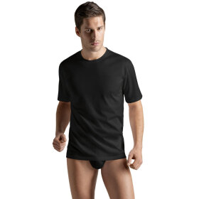 Hanro - Cotton Sporty herre T-shirt rund hals black