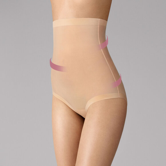 Wolford - Tulle Control Panty high waist / nude