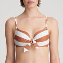 MARIE JO SWIM - Fernanda bikinitop med fyld hjertefacon - summer copper