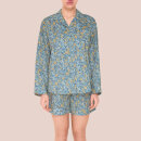Sonja Love - Kort pyjamas blue/yellow