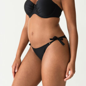 PrimaDonna Swim - Cocktail lav bikinitrusse med bindebånd / black