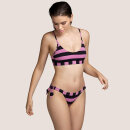 Andres Sarda - Curie bikinitrusse med bindebånd pink