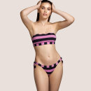 Andres Sarda - Curie bikinitop med fyld stropløs pink