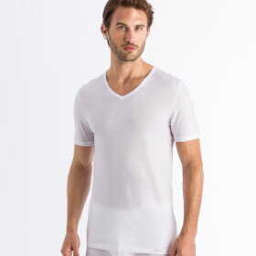 Hanro - Ultralight HERRE T-shirt bomuld 1/4 ærme white