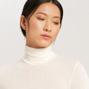 Hanro - Woolen Silk T-shirt rullekrave cygne