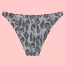 Stella McCartney - Lurex Animal bikinitrusse silver