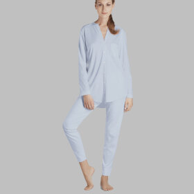 Hanro - / Pure Essence pyjamas bomuld blue glow