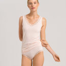 Hanro - Cotton Lace Tank Top med blonde powder