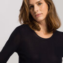 Hanro - Pure Silk T-Shirt langt ærme black