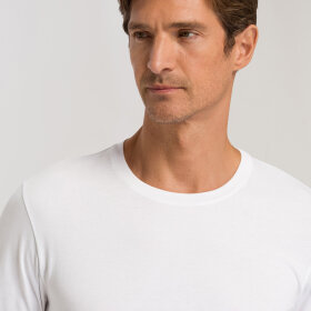 Hanro - Living Shirts HERRE T-Shirt 1/1 ærme white