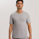 Hanro - Living Shirts HERRE T-Shirt 1/4 ærme grey melange