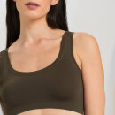 Hanro - Touch Feeling crop top wood