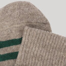 DEAR DENIER - Laura stripe cashmere ankelsok green/beige