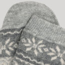 DEAR DENIER - Ellen norwegian knit ankelsok grey/light blue