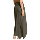 ERES - Zephyr PEPLUM lang pareo / sarong olive noire