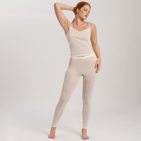 Hanro - Pure Silk leggings pale cream