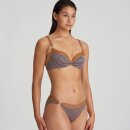 MARIE JO SWIM - Saturna bikinitop med fyld hjertefacon ocean bronze