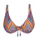 PrimaDonna Swim - KEA bikinitop med fyld dybt V rainbow paradise