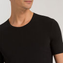 Hanro - Natural Function herre-T-Shirt kort ærme rund hals deep black