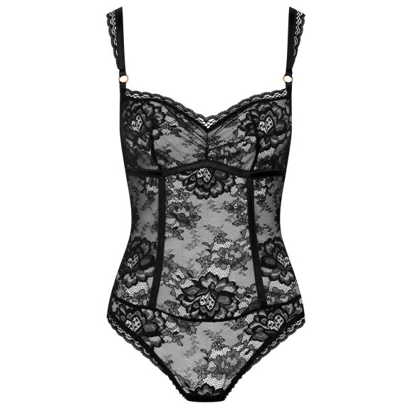 Cadolle - Camille Amour body black