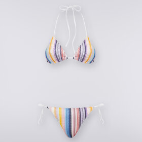 MISSONI - Bikinisæt med bindebånd multi