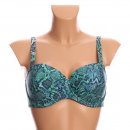 PrimaDonna Swim - Bora Bora bikini top med fyld wavy blue